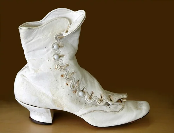 Βικτωριανό Στύλ Κουμπί Επάνω Κυρίες Παπούτσια — Φωτογραφία Αρχείου