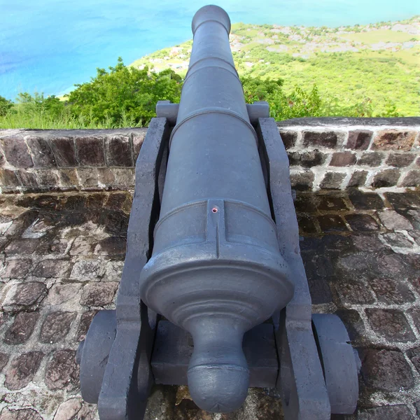 Schwefelhügel Festung - st Kitts — Stockfoto