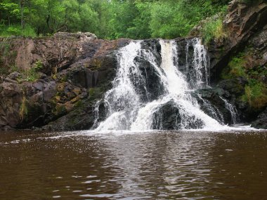 Peterson Falls on Montreal River clipart