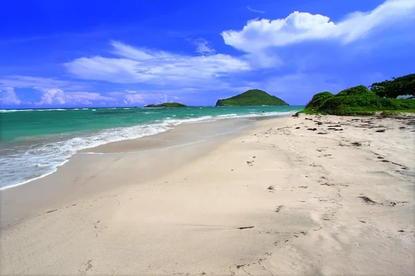 Stranden anse de sables - saint lucia — Stockfoto