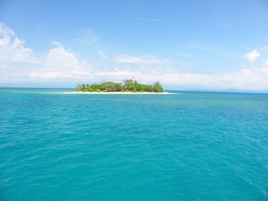 View of the secluded Low Isles in tropical Queensland, Australia. clipart