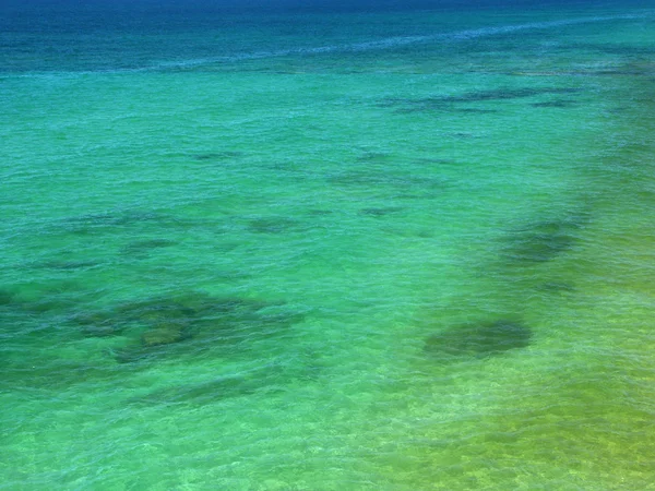 Tyrkysové Vody Jezera Superior Snímku Skály Národní Lakeshore — Stock fotografie