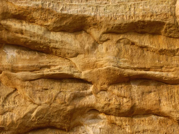 Closeup Rock Wall Buffalo Rock State Park Illinois — Stock Photo, Image