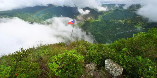 stock image Soufriere from Petit Piton