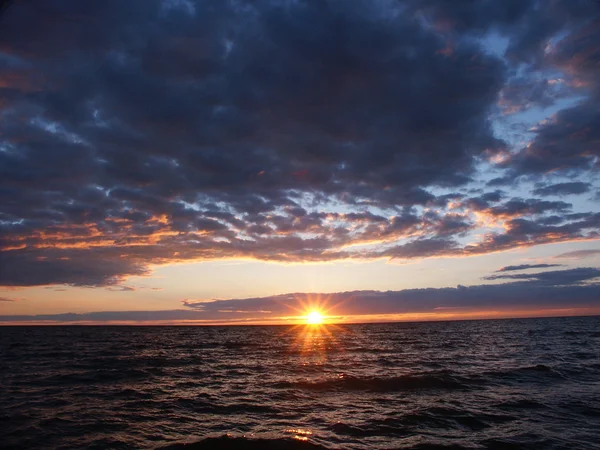 Lake Superior Sunset — Stockfoto