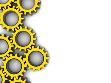 Gear wheels background clipart