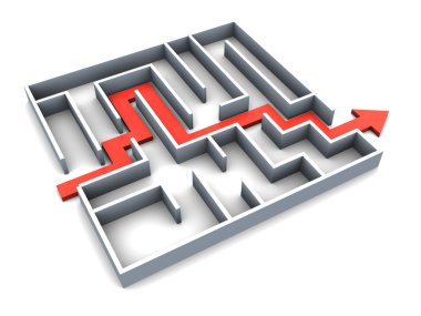 The maze clipart