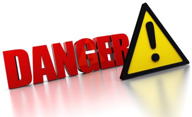 Danger sign clipart