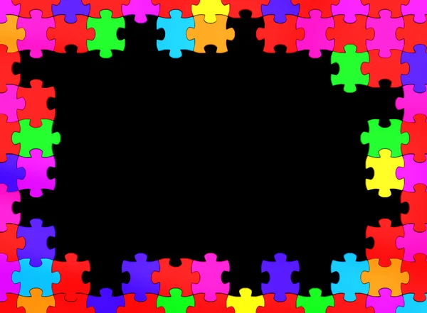 Cornice puzzle — Foto Stock