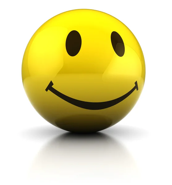 Yellow smiley — Stock Photo, Image