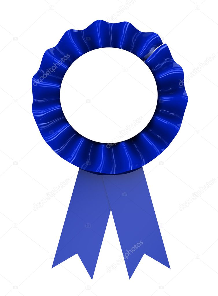 Blue ribbon — Stock Photo © mmaxer 3953533
