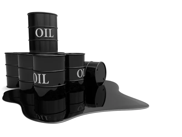 Barriles de petróleo — Foto de Stock