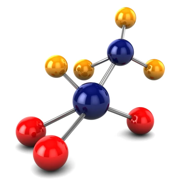 Молекули модель — стокове фото