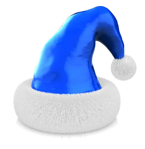 Stock image Blue xmas hat