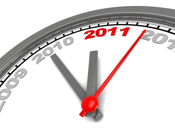 stock image New year clock