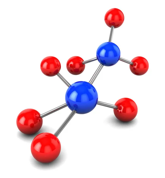 Молекули модель — стокове фото