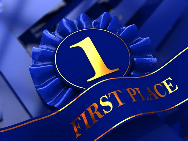 First place award background — Stock Photo, Image