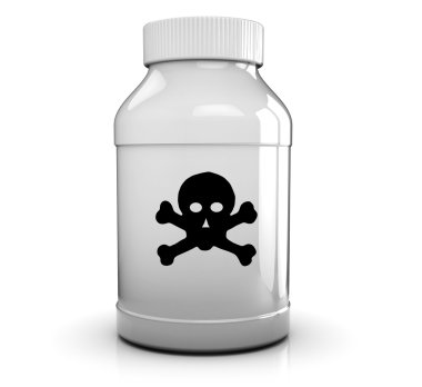 Poison bottle clipart