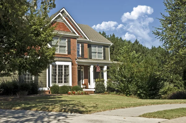 Front of New Modern House — Stock Photo, Image