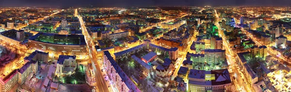 Night city panorama — Stock Photo, Image