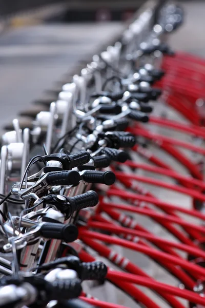 Öffentliche Fahrräder — Stockfoto