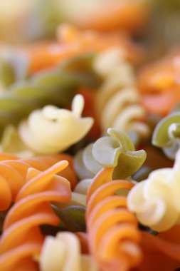 Colorful pasta