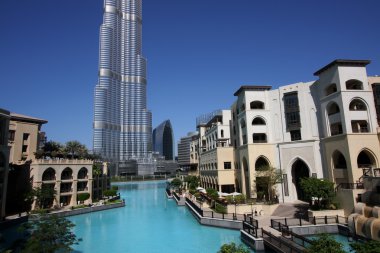 Dubai, Birleşik Arap Emirlikleri modern mimari detay