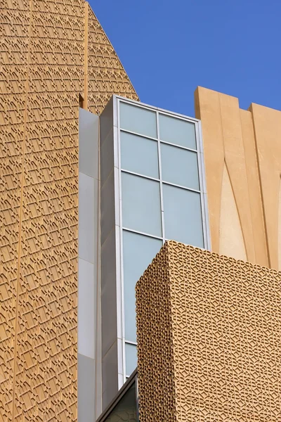 Dettaglio Dell Architettura Moderna Dubai Emirati Arabi Uniti — Foto Stock