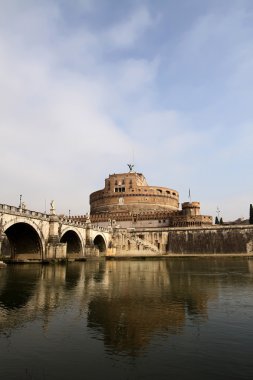 manzaraya castel sant' angelo, Roma, İtalya