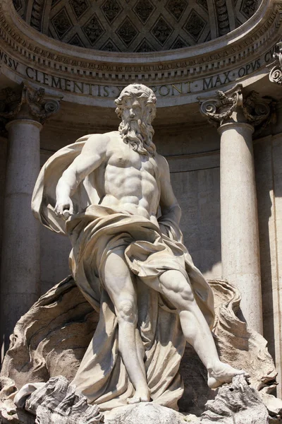 Detail Aus Dem Trevi Brunnen Rom Italien — Stockfoto