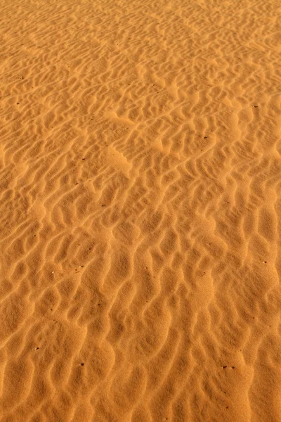 阿拉伯沙漠里的沙子的细节 — 图库照片