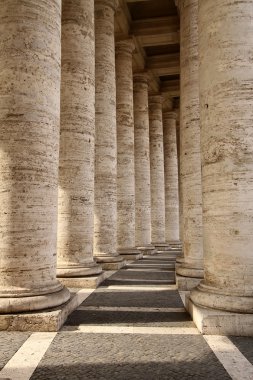 St Peter's Square in Vatican clipart