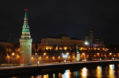 Geceleri, Moskova kremlin