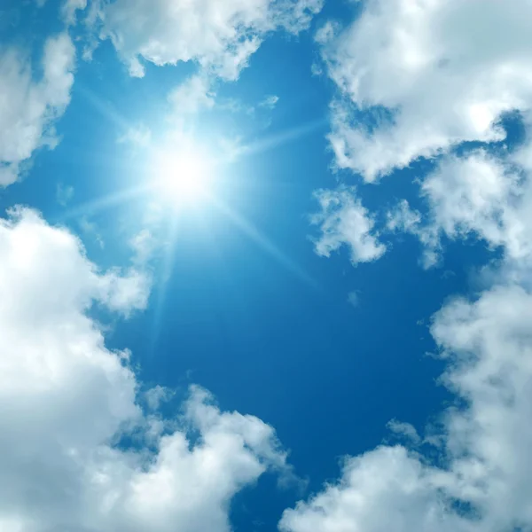 Sun among the clouds — Stock Photo, Image