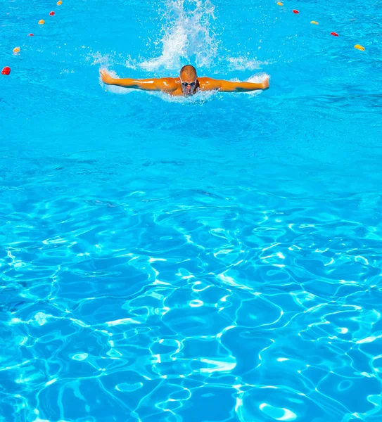 Schwimmerin — Stockfoto