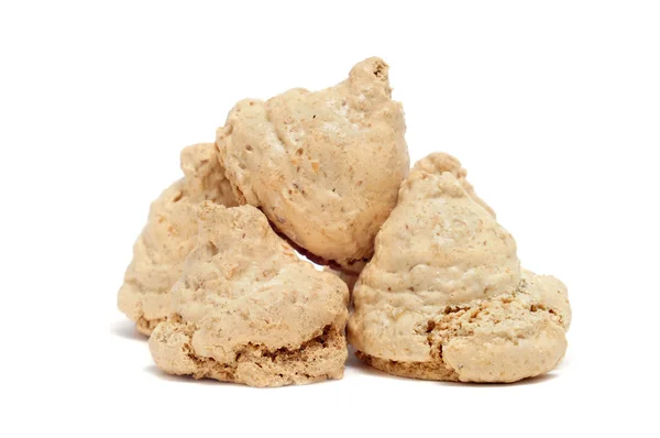Biscoitos de amêndoa e merengue — Fotografia de Stock