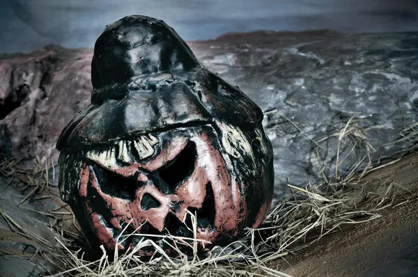 Halloween błędny ognik — Zdjęcie stockowe