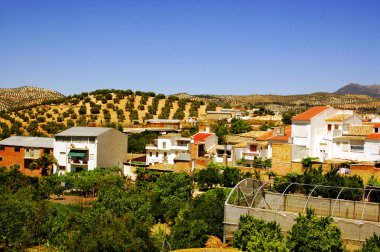 Rural village in Andalusia, Spain clipart