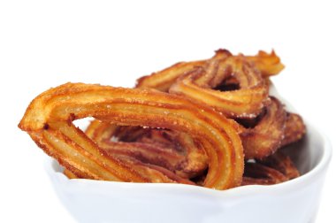 Churros, typical Spanish sweet clipart