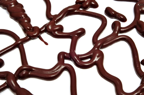 Xarope de chocolate — Fotografia de Stock