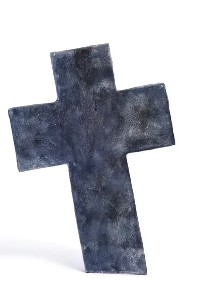 Halloween cruz de pedra — Fotografia de Stock