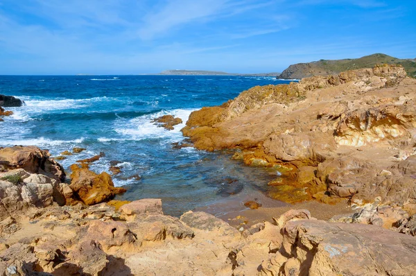 Pequeña cala en Menorca, Islas Baleares, España —  Fotos de Stock