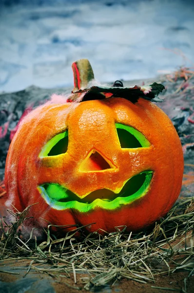 Halloween Jack-o '-lanterna — Fotografia de Stock