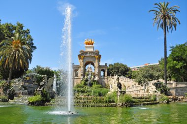 Çeşme parc de la ciutadella, Barselona, İspanya