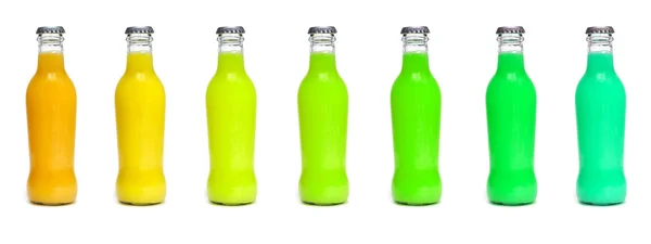 Бутылки сока — стоковое фото