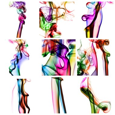 Smoke collage clipart