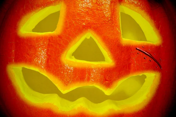 Halloween jack-o'-lantern — Stockfoto
