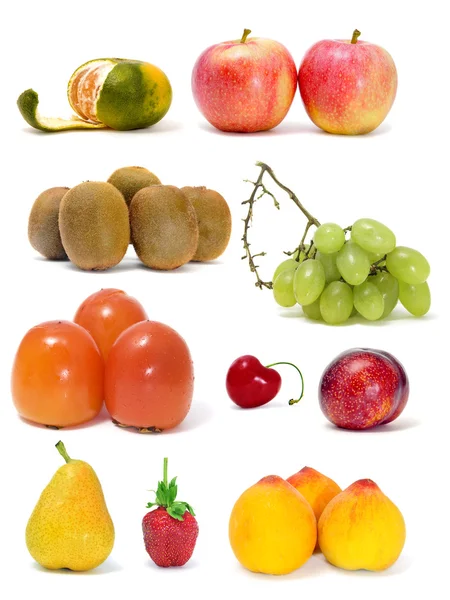 Plody koláž — Stock fotografie