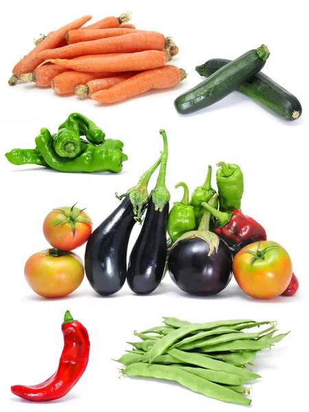Gemüse-Collage — Stockfoto