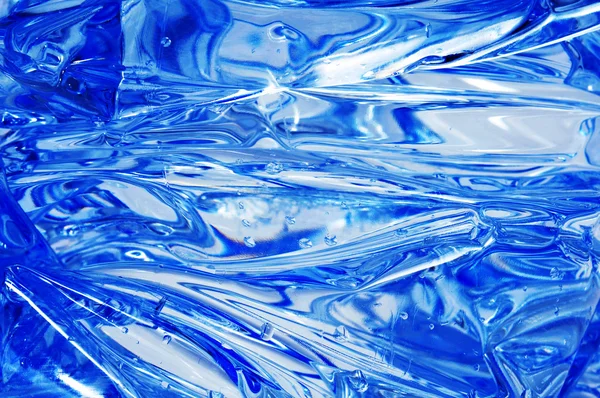 Plastic and water background — Stock Photo, Image